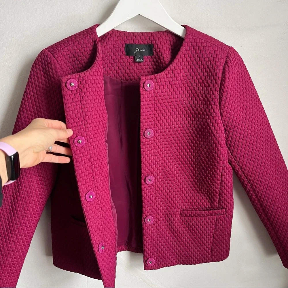 J Crew Portfolio Jacket in Matelasse